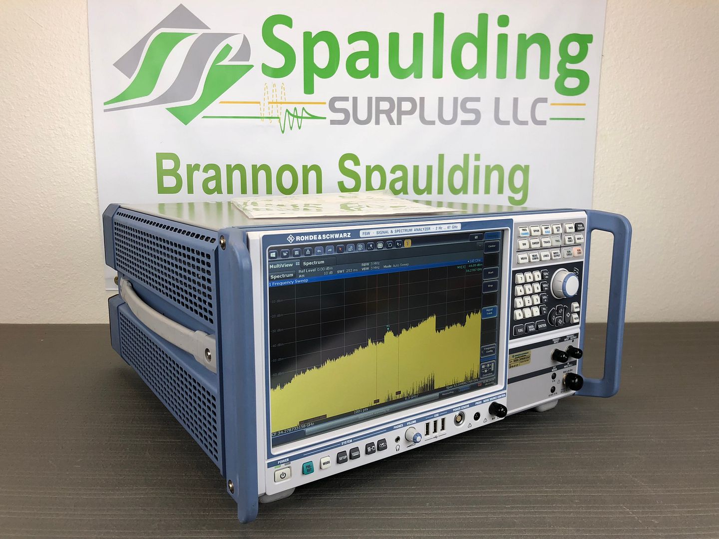 Rohde Schwarz FSW67 2 Hz - 67 GHz Signal Spectrum Analyzer